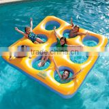 80"sq. Inflatable Labyrinth Island Pool Float