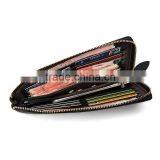 Boshiho New Design Lichee Genuine Leather Men's Wallet Long Wallet Clutch thumbnail-3