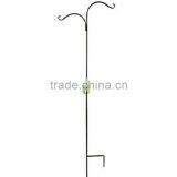 84 In. Black Forged Double Shepherd Hook