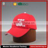 Red Mesh University Sports Caps Promotional Outdoor Baseball Caps