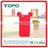 Soft Silicone Material Colorful 3D Cartoon Mickey Mouse Ear Phone Cover For Iphone5 6 6s 7 Plus Cases thumbnail-4