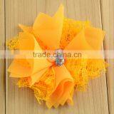 8cm Lavender Chiffon Kids Headband Children Hair Accessories thumbnail-2