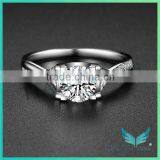 Fashion Style Jewellery 925 Sliver Finger Ring Moissanite Diamond Wedding Ring thumbnail-1
