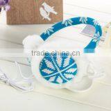 Snowflake Jacquard Design Earphone Earmuffs thumbnail-5