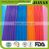latest pp colorful artistic drinking straws