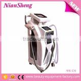 Top onw selling elight ipl + rf wrinkles spots removal,hair removal nd yag laser for tattoo removal