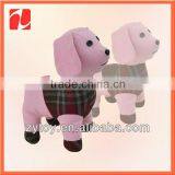 Custom Fashion Cute Soft Funny Pink Dog Plush Toy With Clothes thumbnail-1