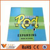 Low Price Pvc Coated Expanding Wire Spring Curtain Rod