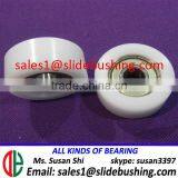 Curtain Window Sliding Door Plain Bearing 625 Wrapped Polyurethane PU Rubber Ball Bearing U V Groove Ring Plastic Coated Bearing thumbnail-3