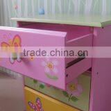 Children Storage Cabinets Children Furniture Wooden Kid Cabinets for 3-Drawer Cabinet thumbnail-4
