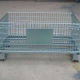 Warehouse Storage Welded Heavy Duty Collapsible Galvanized Wire Cage thumbnail-4