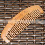 Wholesale Different Shape Of Natural Sandalwood Comb Popular Natural Health Care Comb Anti-static Peach Wood Hair Comb thumbnail-4