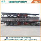 Factory Direct 3 Axles 20 40 Feet Container Platform Truck Trailer Shipping Container Trailers for Sale thumbnail-2
