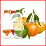 800ml Multi-functional Water Bottle Manual Fruit Juicer Cup Lemon Cup With Lid