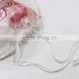 Cosemtic Cotton Puff Printed Drawstring Bags Witn Cotton Line thumbnail-4