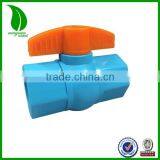 2014 Hot PVC Socket Thread Npt Threaded Ball Valve
