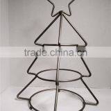 3 Tiered Brushed Metal Tree & Star Buffet Display Rack Stand Server Holder thumbnail-5