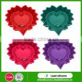 Food Grade Heart-shaped Lace Silicone Silicone Cup Cake Mold thumbnail-2
