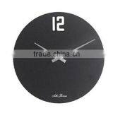 Fashion black hanging wall clock for decoration
