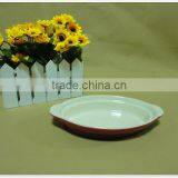 2014 Hot Sale Home Use Porcelain Round Ceramic Cake Bakeware thumbnail-3