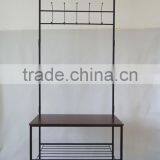 Entryway Coat Hook Hanger Shelves Mud Room Shoe Organizers Storage Holder Rack Clothes Rack thumbnail-2