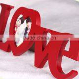 Wedding Decoration Home Table Customized Factory Manufacture Red MDF Cheap Photo Frame thumbnail-1