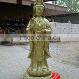 Brass Standing Guanyin Buddha Statue for Sale thumbnail-1