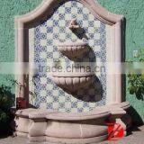Outdoor Basin Wall Water Fountain Marble thumbnail-1