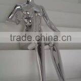 Stainless Steel Statues Modern Art Mirror Surface Naked Women for Decor thumbnail-1