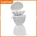 Chinese Wholesale Furniture Fiberglass White Bathroom Chair thumbnail-2
