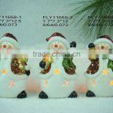 Ceramic Snowman Candle Holder 11658 thumbnail-1