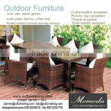 9056 The Latest Wicker Conversation Set Home Dining Set Backyard Cafe Furniture thumbnail-1
