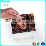 KM-VP23 Clear Acrylic Photo Frame With Clear Base Hot Selling thumbnail-1