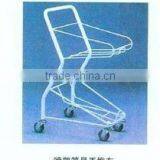 Upper and Lower Level Shopping Trolley, Basket Holder Vegetable Rack on Sale
