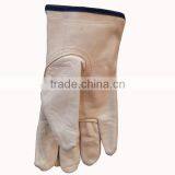 Driver's Leather Gloves With Black Tip