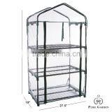 Pure Garden 3 Tier Mini Greenhouse With Cover thumbnail-4