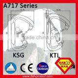 25KN Twist Lock Quicklock Climbing Aluminum Carabiner With CE & UIAA thumbnail-6