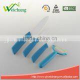 WCE7096 3pcs Knife and 1pcs Peeler Set ,ceramic Blade With TPR Handle , Hot Sale High Quality thumbnail-1