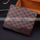 Latticed Leather Wallet for Men thumbnail-4