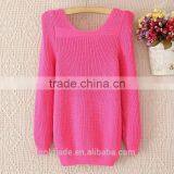 Latest Design Winter Sweater For Women Long Sleeve Colors Pullover Sweater Women,Wool Sweater thumbnail-1