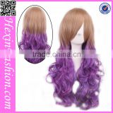 Wholesale 68 CM Stylish Wave Purple Wig Party