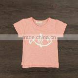Comfortable Girls Cotton T-shirts With Fish Printer thumbnail-2