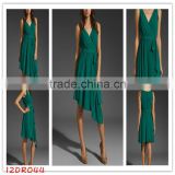wrap dress!12DR044 2012 Hot Selling fashion casual wrap front ladies' dress for Summer,latest design,fashionable