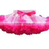 Lovely Pettiskirt Kids Birthday Party Dress Baby Girls Fancy Skirts Girl Pink Chiffon Skirt Boutique Dress thumbnail-2