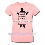Hot Sale Promotional Custom Women Tshirt /ladies Shirt Design thumbnail-1
