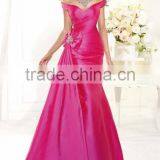 Newest Designer Beaded Sweetheart Neck Elegant Pink Dress thumbnail-1