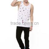 Summer Sleeveless Man Vest Tattoo Print Man Vest Wholesale thumbnail-4