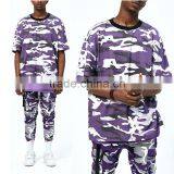Wholesale Oversized Short Sleeves Mens Colored Sweatshirt Tee Custom Camo Military Tshirt Cool Cotton t Shirts thumbnail-4