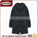 Winter Warm Men's Long Pollar Cotton Hoody Coat Padded Jacket Made In China thumbnail-4