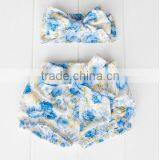 Baby Girl Short Hot Pants Cotton Printed Girls Shorts Floral Pattern Childrens Boutique Clothing thumbnail-2